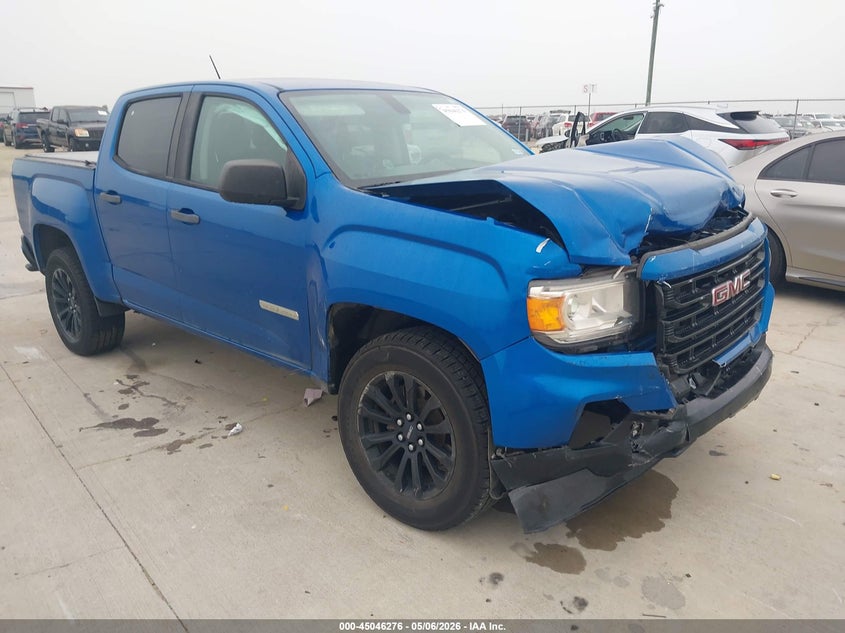 2021 Gmc Canyon VIN 1GTG5BEN1M1124648 IAAI salvage auction — FRONT END, Salvage Title, sold $4,500 on 2026-08-28 (photo 1)