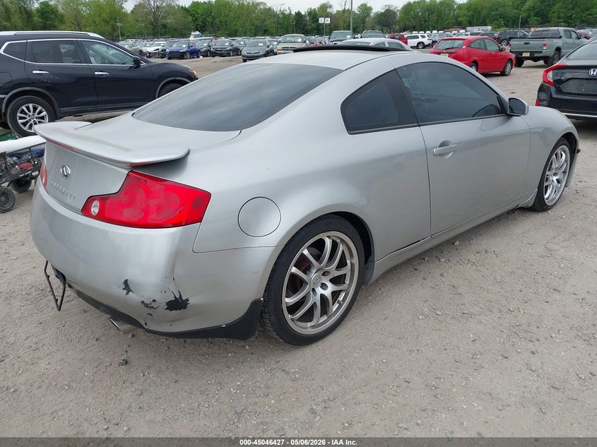 2003 Infiniti G35 VIN JNKCV54E33M223291 IAAI salvage auction — LEFT SIDE, Salvage (New Jersey), sold $375 on 2026-08-01 (photo 4)