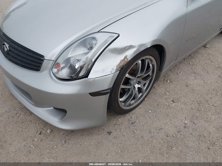 2003 Infiniti G35 VIN JNKCV54E33M223291 IAAI salvage auction — LEFT SIDE, Salvage (New Jersey), sold $375 on 2026-08-01 (photo 6)