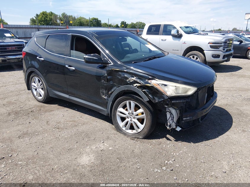 2013 Hyundai Santa fe VIN 5XYZW3LA2DG049809 IAAI salvage auction — RIGHT FRONT, Salvage (Arkansas), sold $1,350 on 2026-07-15 (photo 1)