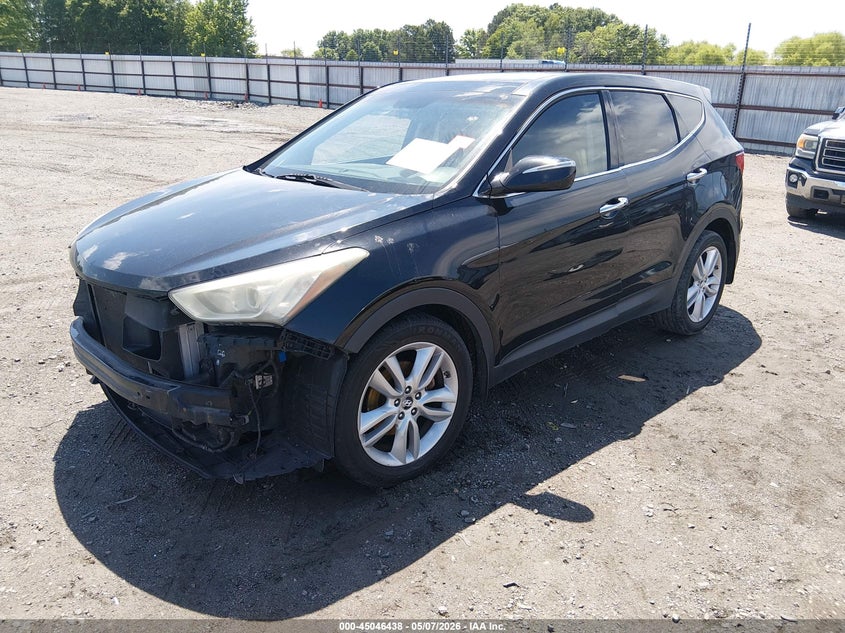 2013 Hyundai Santa fe VIN 5XYZW3LA2DG049809 IAAI salvage auction — RIGHT FRONT, Salvage (Arkansas), sold $1,350 on 2026-07-15 (photo 2)