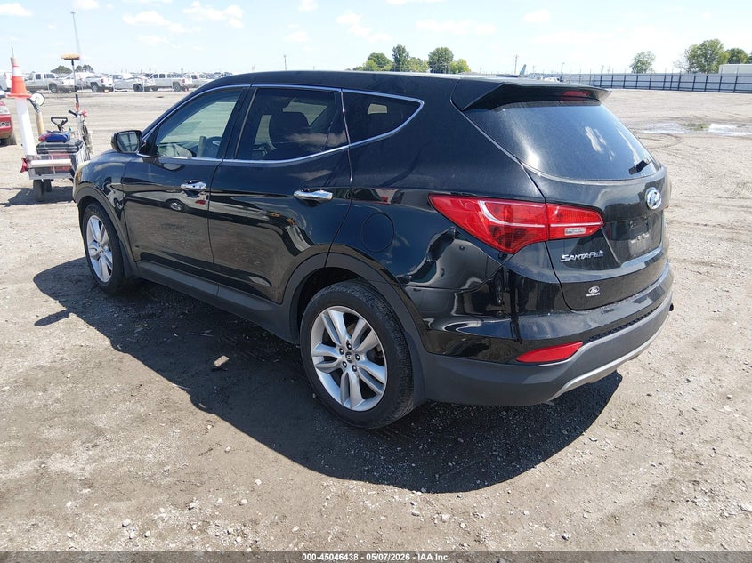2013 Hyundai Santa fe VIN 5XYZW3LA2DG049809 IAAI salvage auction — RIGHT FRONT, Salvage (Arkansas), sold $1,350 on 2026-07-15 (photo 3)