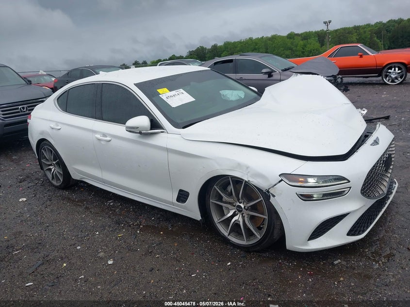 2025 Genesis G70 VIN KMTG34SC7SU147742 — IAAI salvage auction photo