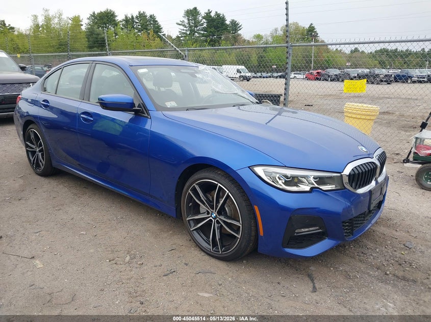 2019 BMW 3er VIN WBA5R7C57KAE82765 IAAI salvage auction — LEFT SIDE, Salvage (Idaho), sold $15,300 on 2026-07-16 (photo 1)