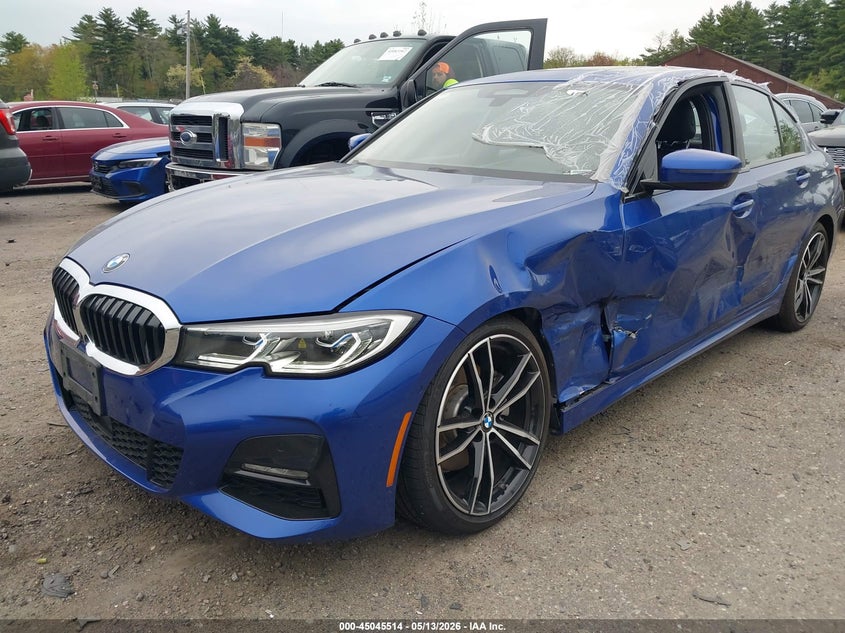 2019 BMW 3er VIN WBA5R7C57KAE82765 IAAI salvage auction — LEFT SIDE, Salvage (Idaho), sold $15,300 on 2026-07-16 (photo 2)