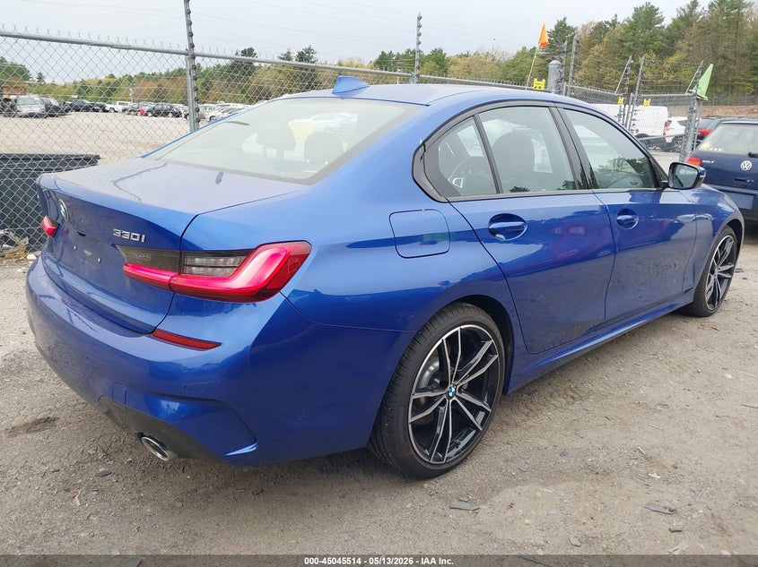 2019 BMW 3er VIN WBA5R7C57KAE82765 IAAI salvage auction — LEFT SIDE, Salvage (Idaho), sold $15,300 on 2026-07-16 (photo 4)