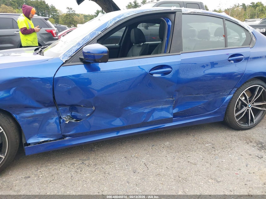 2019 BMW 3er VIN WBA5R7C57KAE82765 IAAI salvage auction — LEFT SIDE, Salvage (Idaho), sold $15,300 on 2026-07-16 (photo 6)