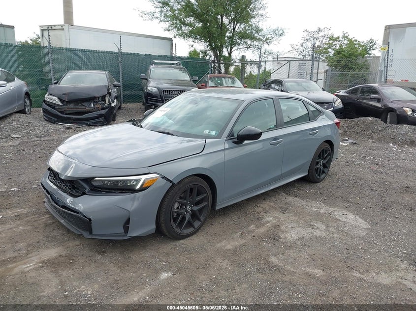 2026 Honda Civic VIN 2HGFE2F54TH532962 IAAI salvage auction — FRONT END, Salvage (Pennsylvania), sold $6,600 on 2026-07-10 (photo 2)