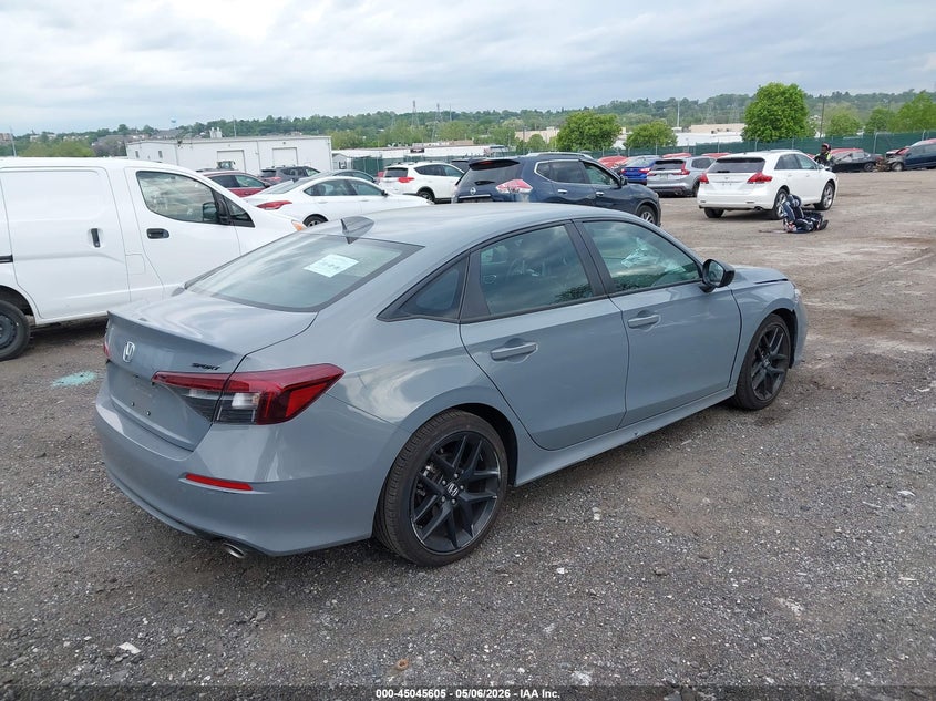 2026 Honda Civic VIN 2HGFE2F54TH532962 IAAI salvage auction — FRONT END, Salvage (Pennsylvania), sold $6,600 on 2026-07-10 (photo 4)