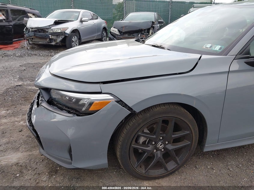 2026 Honda Civic VIN 2HGFE2F54TH532962 IAAI salvage auction — FRONT END, Salvage (Pennsylvania), sold $6,600 on 2026-07-10 (photo 6)
