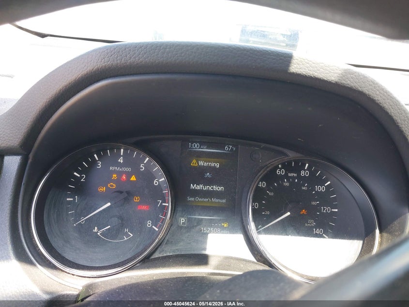 2017 Nissan Rogue VIN JN8AT2MV3HW024822 IAAI salvage auction — NORMAL WEAR, Clear (Montana), sold $1,200 on 2026-07-24 (photo 7)