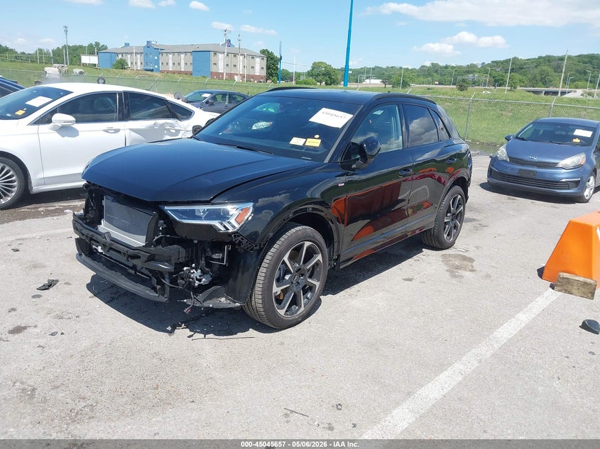 2025 Audi Q3 VIN WA1EECF37S1079930 IAAI salvage auction — REAR END, Salvage (Missouri), sold $11,800 on 2026-07-21 (photo 2)