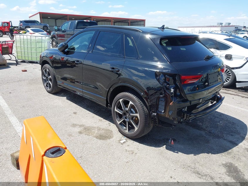 2025 Audi Q3 VIN WA1EECF37S1079930 IAAI salvage auction — REAR END, Salvage (Missouri), sold $11,800 on 2026-07-21 (photo 3)