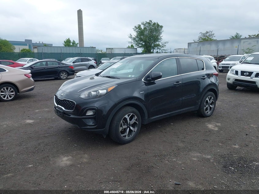 2022 Kia Sportage VIN KNDPMCAC0N7010541 IAAI salvage auction — RIGHT SIDE, Salvage Title, sold $4,450 on 2026-07-17 (photo 2)