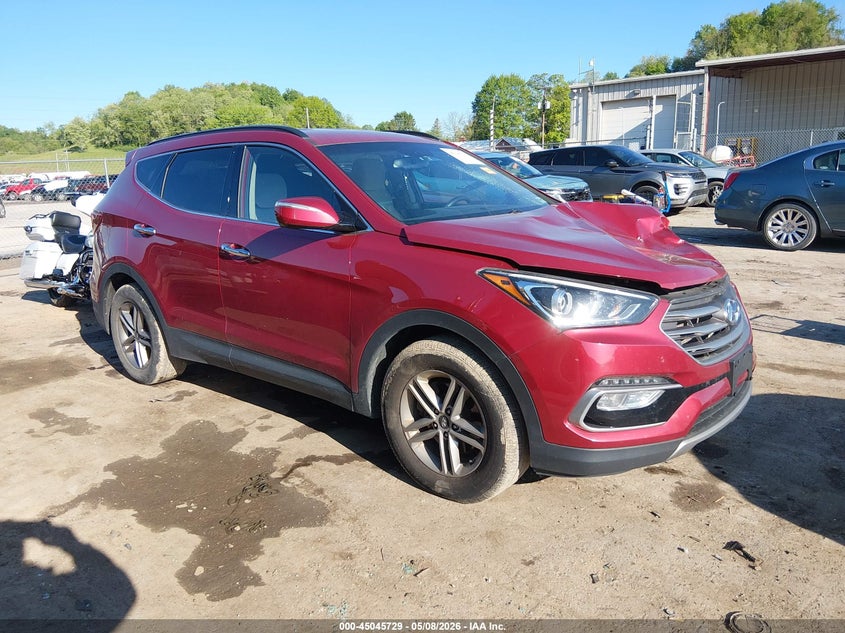 2018 Hyundai Santa fe VIN 5XYZUDLB3JG507826 IAAI salvage auction — FRONT END, Salvage (West Virginia), sold $1,950 on 2026-07-22 (photo 1)