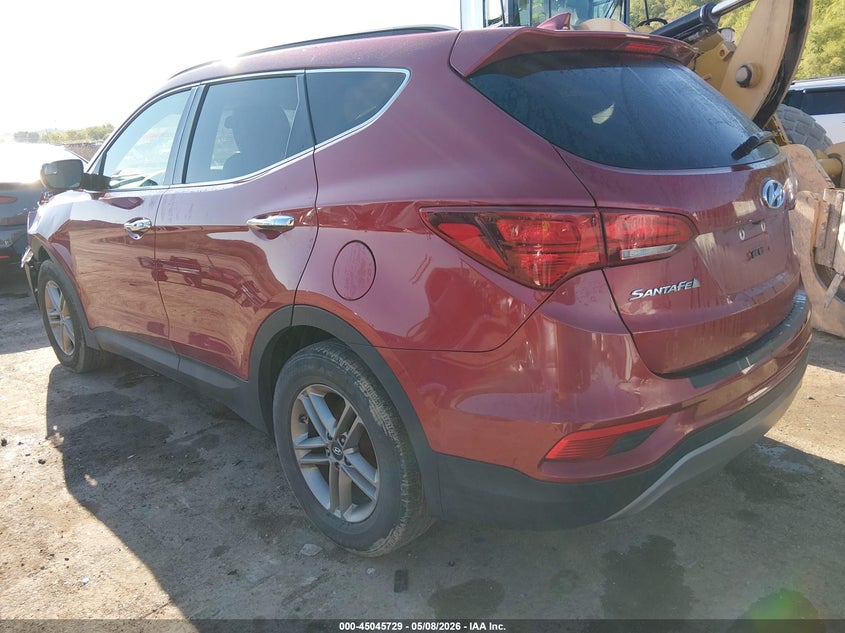 2018 Hyundai Santa fe VIN 5XYZUDLB3JG507826 IAAI salvage auction — FRONT END, Salvage (West Virginia), sold $1,950 on 2026-07-22 (photo 3)