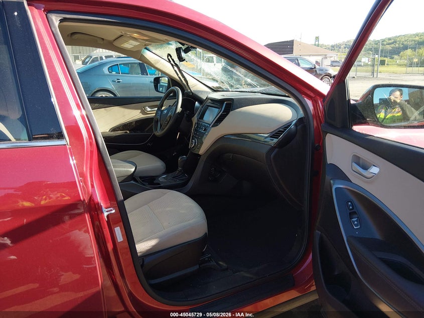 2018 Hyundai Santa fe VIN 5XYZUDLB3JG507826 IAAI salvage auction — FRONT END, Salvage (West Virginia), sold $1,950 on 2026-07-22 (photo 5)