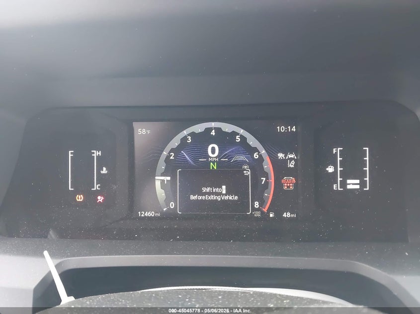 2025 Toyota 4runner VIN JTEVA5BRXS5065645 IAAI salvage auction — FRONT END, Original (Texas), sold $20,000 on 2026-07-17 (photo 7)