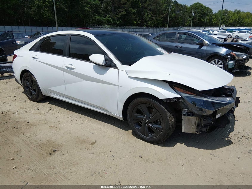 2021 Hyundai Elantra VIN 5NPLS4AG3MH046960 IAAI salvage auction — FRONT END, Salvage (Georgia), sold $2,200 on 2026-07-10 (photo 1)