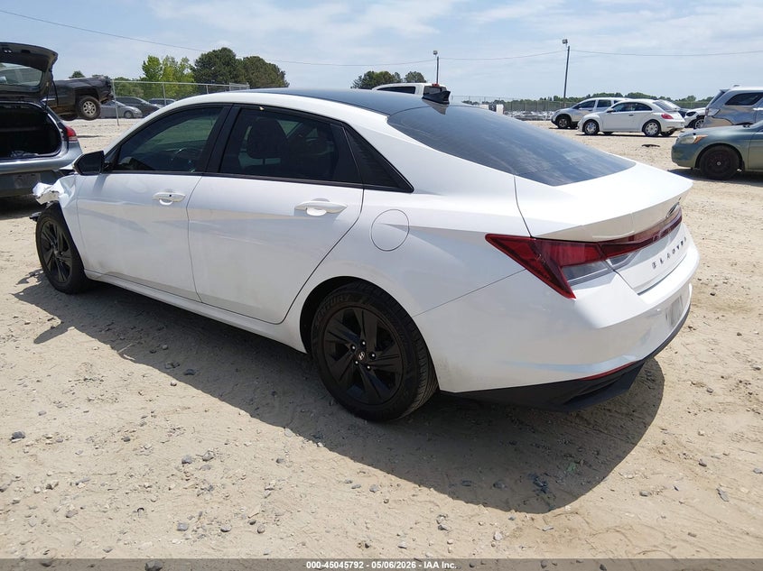 2021 Hyundai Elantra VIN 5NPLS4AG3MH046960 IAAI salvage auction — FRONT END, Salvage (Georgia), sold $2,200 on 2026-07-10 (photo 3)