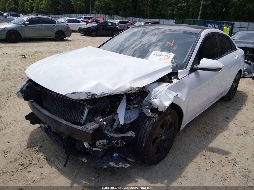 2021 Hyundai Elantra VIN 5NPLS4AG3MH046960 IAAI salvage auction — FRONT END, Salvage (Georgia), sold $2,200 on 2026-07-10 (photo 6)