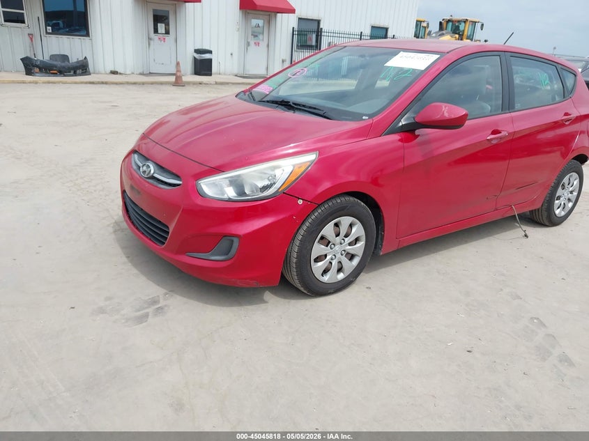2016 Hyundai Accent VIN KMHCT5AE8GU256395 IAAI salvage auction — REAR END, Original (Texas), sold $825 on 2026-07-07 (photo 2)