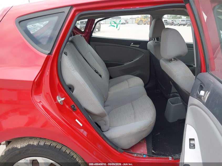 2016 Hyundai Accent VIN KMHCT5AE8GU256395 IAAI salvage auction — REAR END, Original (Texas), sold $825 on 2026-07-07 (photo 8)