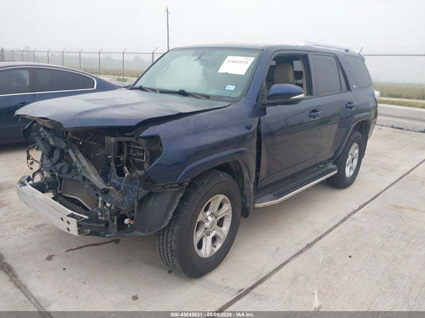 2018 Toyota 4runner VIN JTEZU5JR0J5191067 IAAI salvage auction — FRONT END, Original (Texas), sold $10,400 on 2026-07-31 (photo 2)