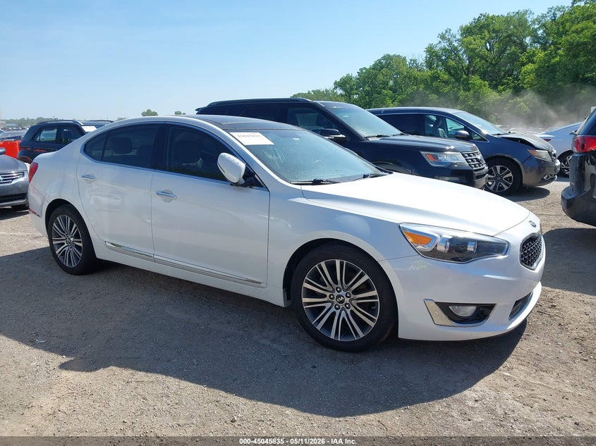 2014 Kia Cadenza VIN KNALN4D79E5151035 IAAI salvage auction — FRONT END, Salvage (Idaho), sold $1,650 on 2026-07-19 (photo 1)