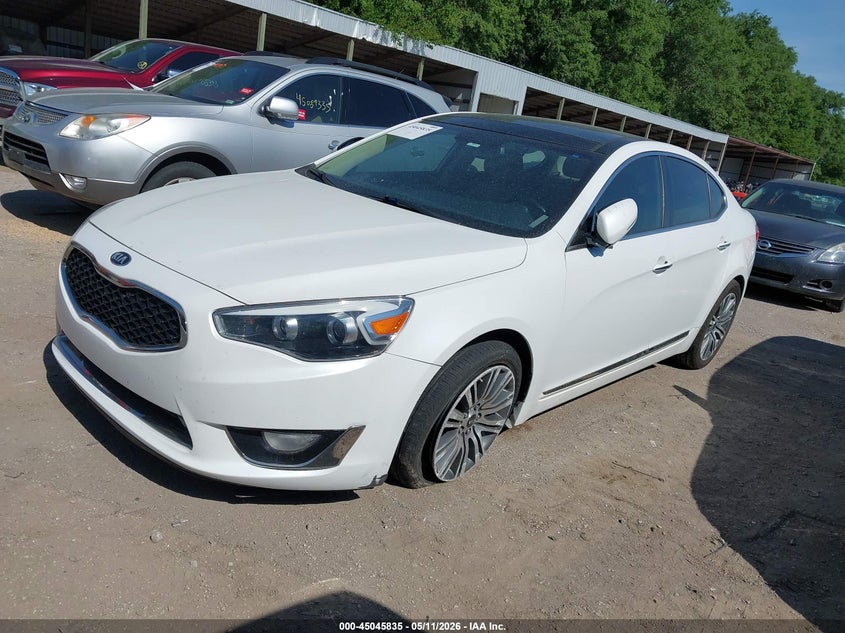 2014 Kia Cadenza VIN KNALN4D79E5151035 IAAI salvage auction — FRONT END, Salvage (Idaho), sold $1,650 on 2026-07-19 (photo 2)