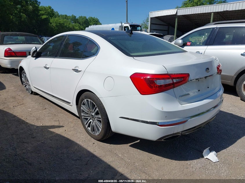 2014 Kia Cadenza VIN KNALN4D79E5151035 IAAI salvage auction — FRONT END, Salvage (Idaho), sold $1,650 on 2026-07-19 (photo 3)