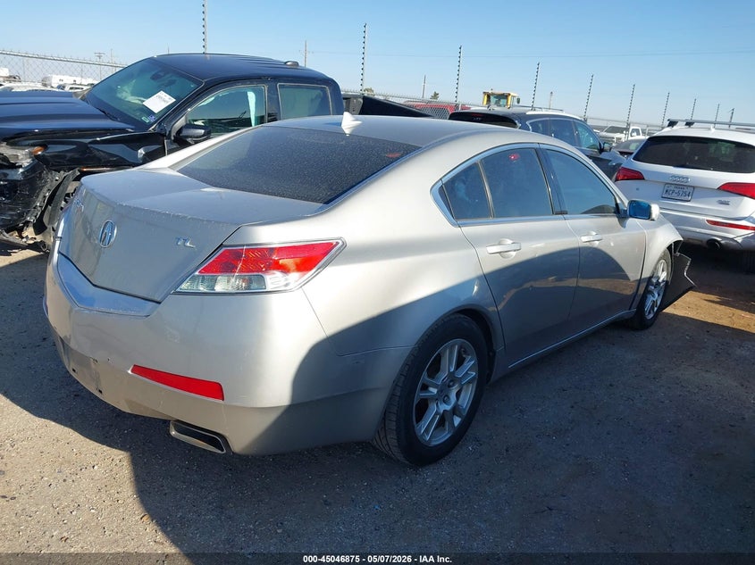 2010 Acura Tl VIN 19UUA8F21AA005503 IAAI salvage auction — RIGHT FRONT, Salvage (Texas), sold $850 on 2026-08-02 (photo 4)