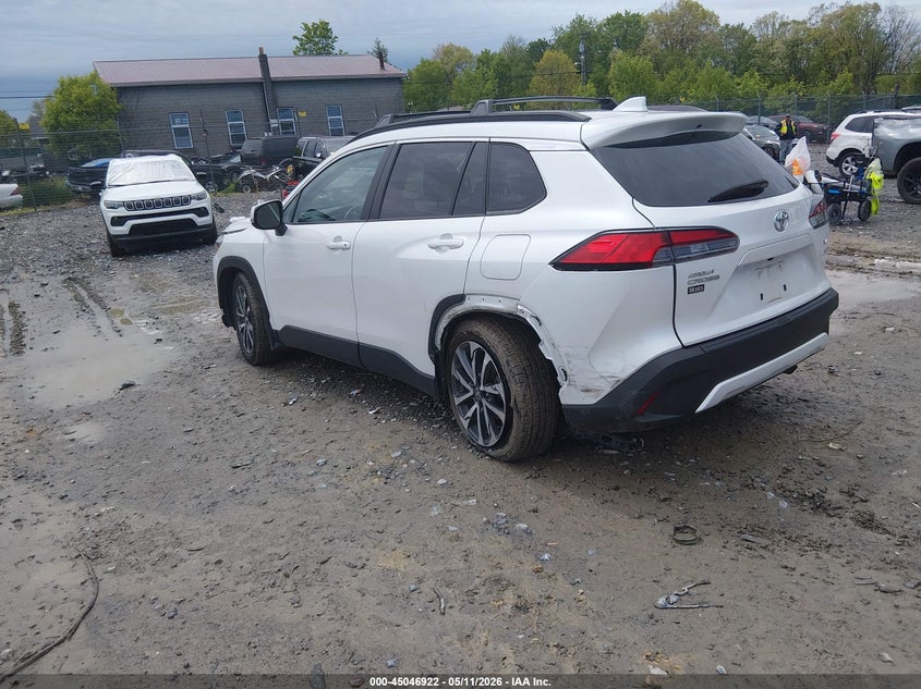 2023 Toyota Corolla cross VIN 7MUDAABG6PV076043 IAAI salvage auction — LEFT SIDE, Salvage (West Virginia), sold $9,325 on 2026-07-08 (photo 3)