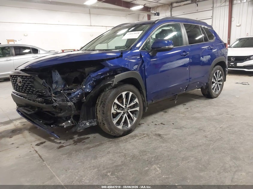 2024 Toyota Corolla cross VIN 7MUDAABG0RV114336 IAAI salvage auction — LEFT FRONT, Salvage (Iowa), sold $6,550 on 2026-07-07 (photo 2)