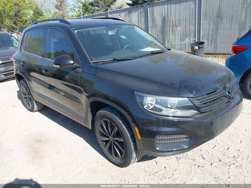 2017 Volkswagen Tiguan VIN WVGBV7AX6HK051710 IAAI salvage auction — HAIL, Junk Bill Of Sale Mv2459 (Wisconsin), sold $1,125 on 2026-07-22 (photo 1)