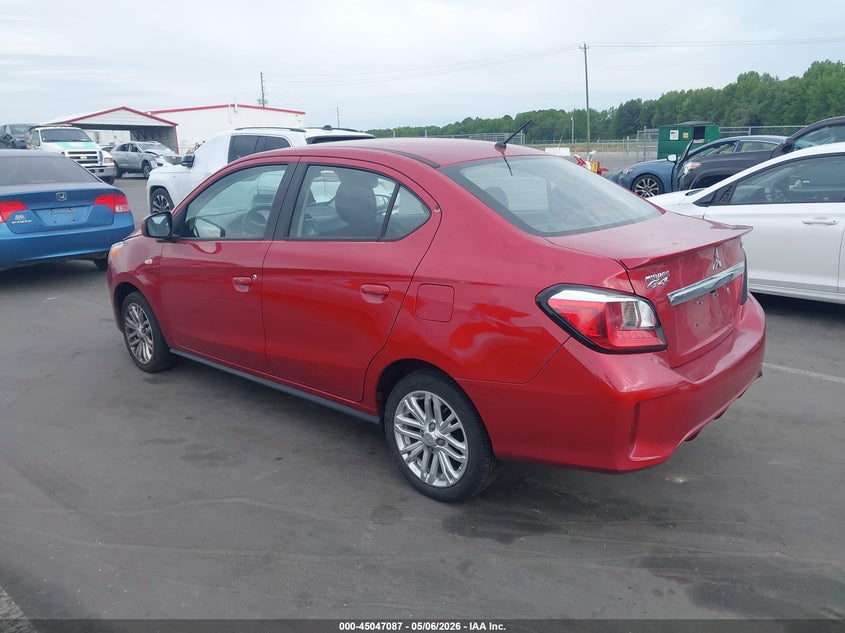 2023 Mitsubishi Mirage VIN ML32FUFJ5PHF02003 IAAI salvage auction — FRONT END, Salvage (Idaho), sold $425 on 2026-07-22 (photo 3)