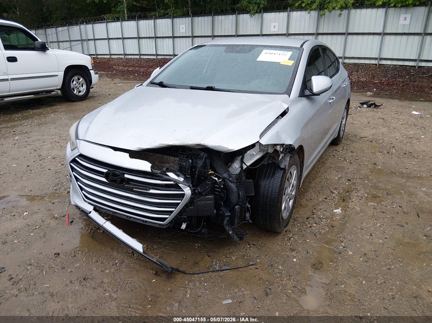 2018 Hyundai Elantra VIN KMHD74LF0JU523853 IAAI salvage auction — FRONT END, Salvage (Georgia), sold $1,400 on 2026-07-23 (photo 6)