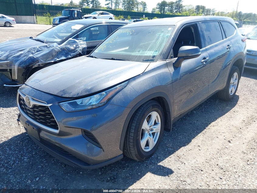 2020 Toyota Highlander VIN 5TDCZRBH8LS514531 IAAI salvage auction — FRONT END, Salvage Title, sold $7,600 on 2026-07-28 (photo 2)