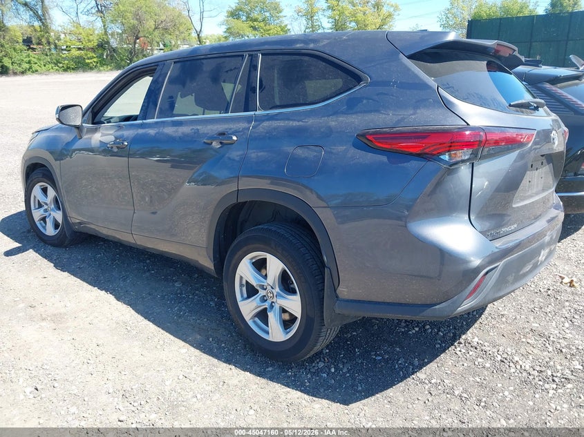 2020 Toyota Highlander VIN 5TDCZRBH8LS514531 IAAI salvage auction — FRONT END, Salvage Title, sold $7,600 on 2026-07-28 (photo 3)