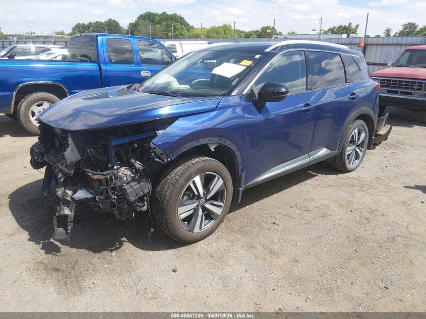 2023 Nissan Rogue VIN JN8BT3CA2PW418531 IAAI salvage auction — FRONT END, Salvage (Arkansas), sold $3,400 on 2026-07-15 (photo 2)