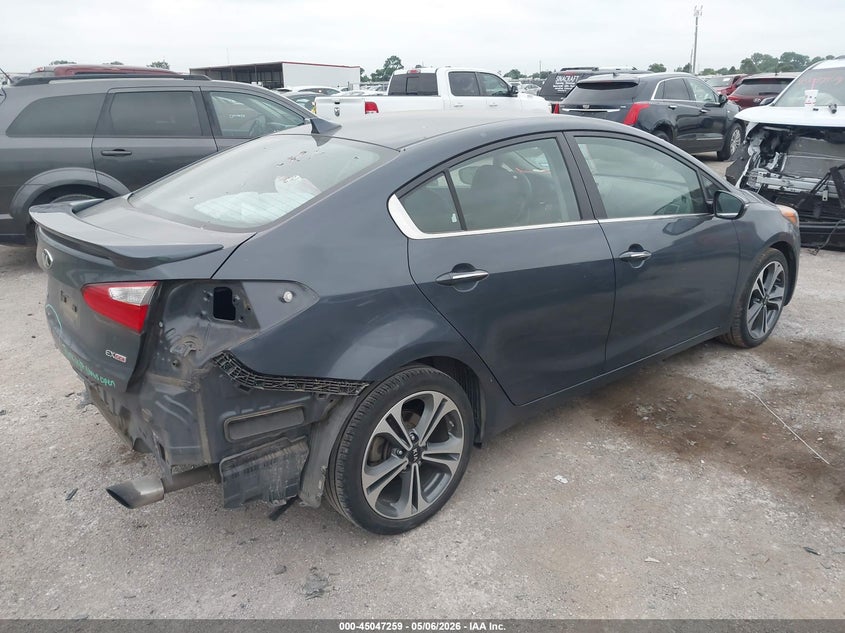 2016 Kia Forte VIN KNAFZ4A85G5447672 IAAI salvage auction — REAR END, Original (Texas), sold $2,350 on 2026-07-09 (photo 4)