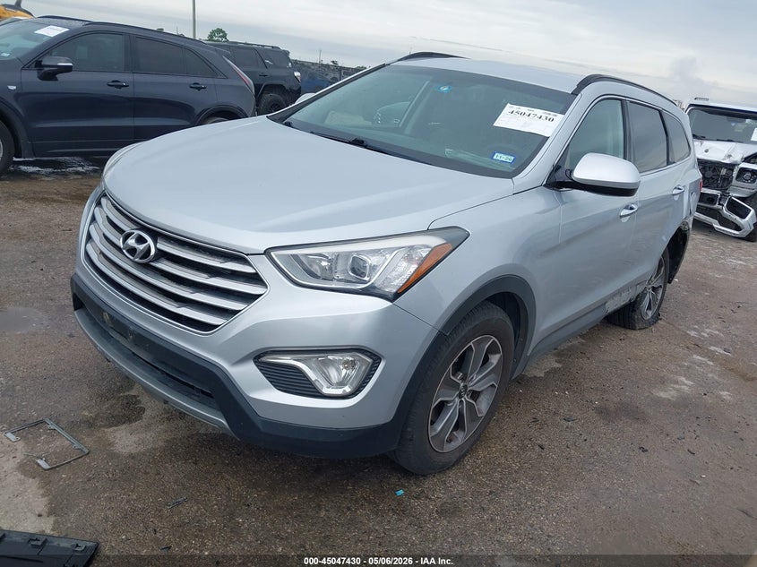 2016 Hyundai Santa fe VIN KM8SM4HF4GU143593 IAAI salvage auction — LEFT REAR, Salvage (Texas), sold $1,425 on 2026-07-14 (photo 2)