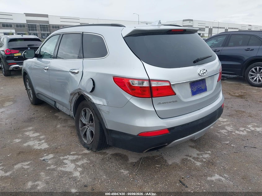 2016 Hyundai Santa fe VIN KM8SM4HF4GU143593 IAAI salvage auction — LEFT REAR, Salvage (Texas), sold $1,425 on 2026-07-14 (photo 3)