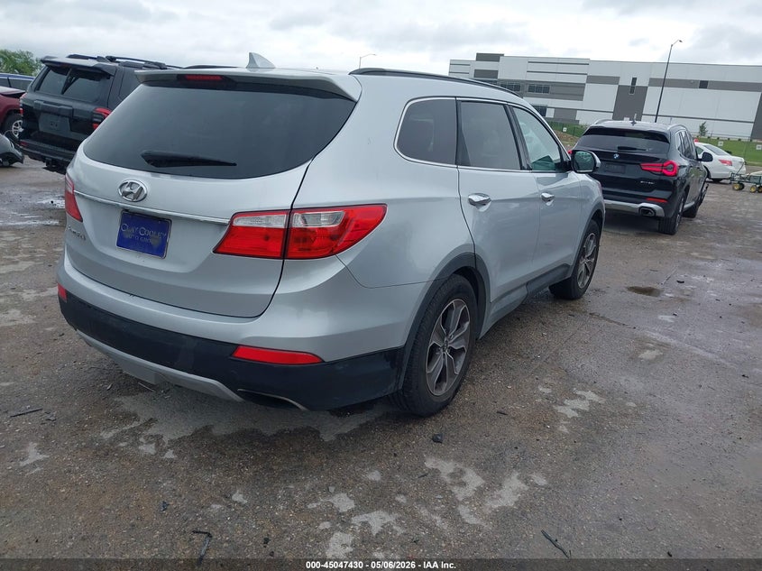 2016 Hyundai Santa fe VIN KM8SM4HF4GU143593 IAAI salvage auction — LEFT REAR, Salvage (Texas), sold $1,425 on 2026-07-14 (photo 4)