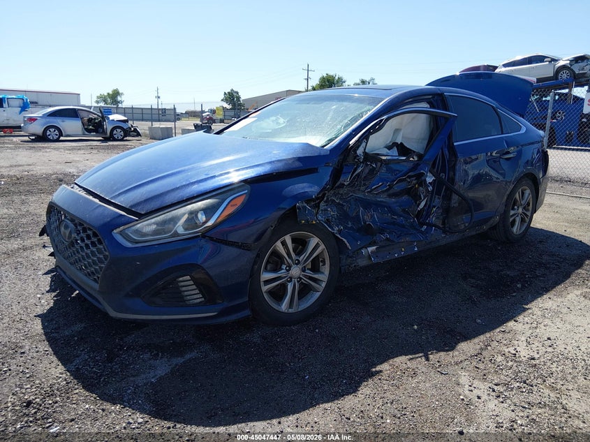 2019 Hyundai Sonata VIN 5NPE34AF2KH781360 IAAI salvage auction — SIDE, Salvage (Oklahoma), sold $550 on 2026-08-03 (photo 2)