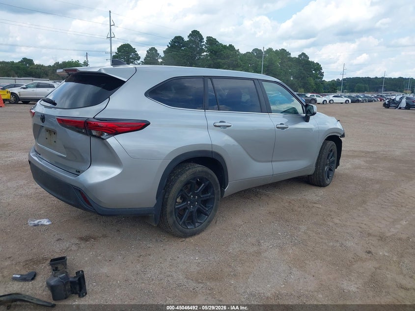 2023 Toyota Highlander VIN 5TDKDRAH3PS041283 IAAI salvage auction — FRONT END, Original (Texas), sold $13,500 on 2026-07-30 (photo 4)