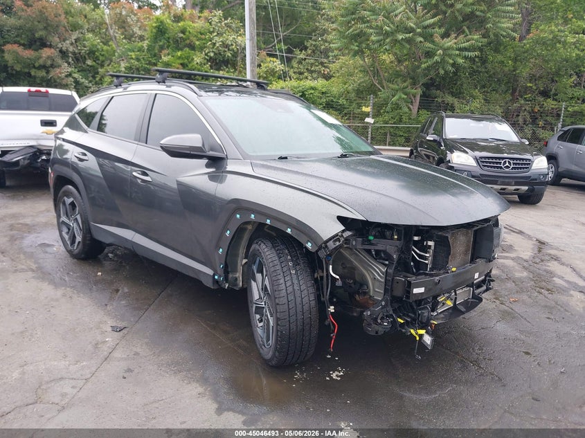2024 Hyundai Tucson VIN KM8JCCD17RU185519 IAAI salvage auction — FRONT END, Salvage (North Carolina), sold $9,000 on 2026-07-16 (photo 1)