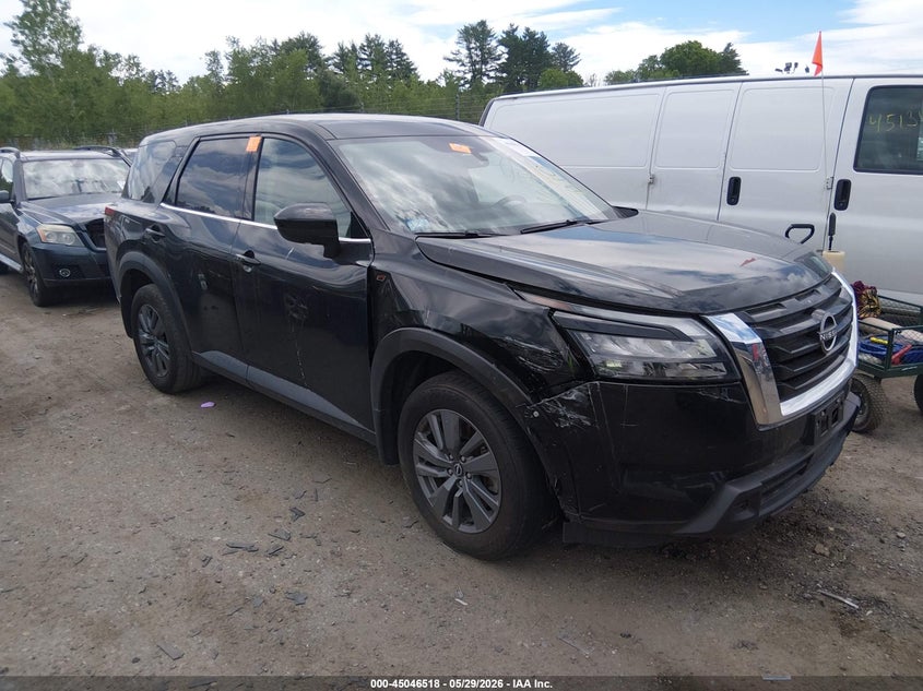 2024 Nissan Pathfinder VIN 5N1DR3AC3RC285625 IAAI salvage auction — BIO HAZARD, Salvage Title, sold $8,900 on 2026-08-21 (photo 1)