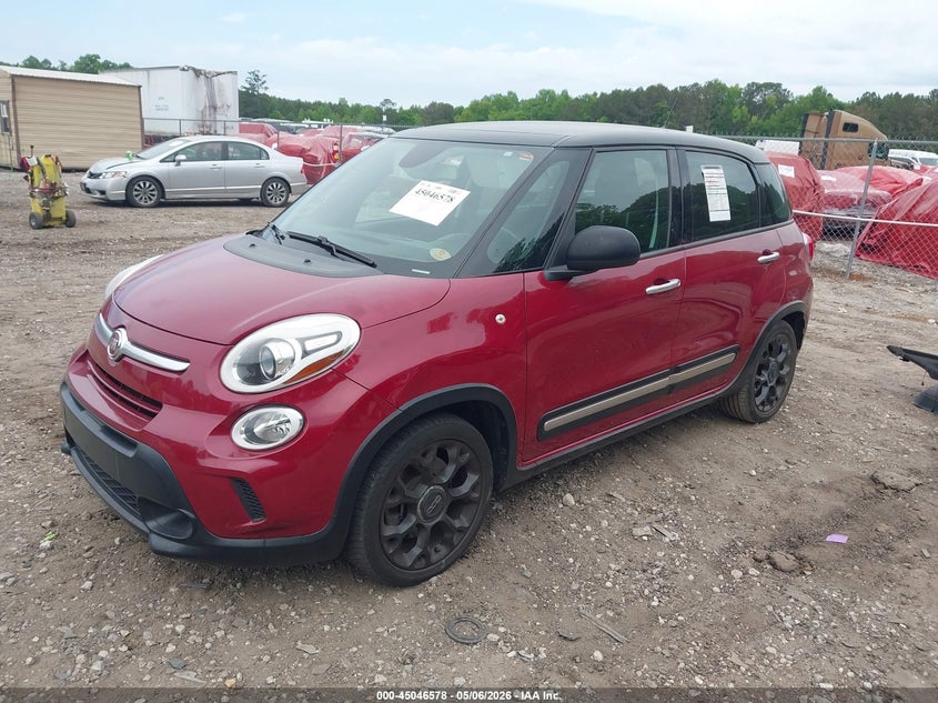 2016 Fiat 500l VIN ZFBCFADH3GZ037392 IAAI salvage auction — REAR END, Salvage (Georgia), sold $350 on 2026-07-24 (photo 2)