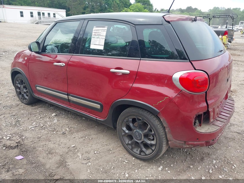 2016 Fiat 500l VIN ZFBCFADH3GZ037392 IAAI salvage auction — REAR END, Salvage (Georgia), sold $350 on 2026-07-24 (photo 3)